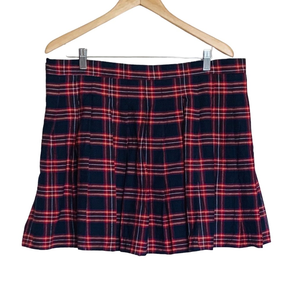 Wildcat Plaid Pleated Skirt Sz 2X